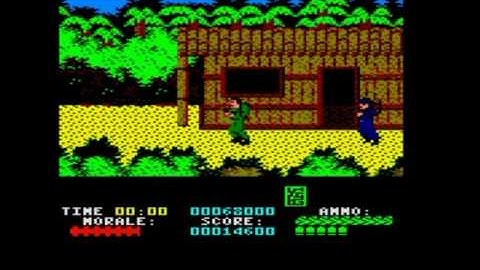 Amstrad CPC464 Longplay: Platoon (OCEAN) - TAPE-Version
