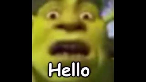 OH HELLO THERE SHREK