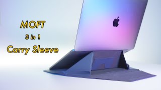 MOFT MacBook Carry Sleeve with Foldable Stand Unboxing