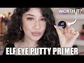 DRYING!? NEW E.L.F. PUTTY EYE PRIMER | FIRST IMPRESSIONS & REVIEW