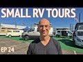 Small RV Tours at CA RV Show | Camper Van Life S1:E24