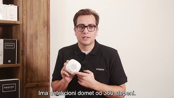 smanos Open Box Video -- MD7000 Ceiling-Mount Motion Detector (Serbian subs)