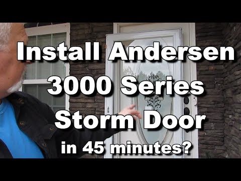 Install Andersen Storm Door