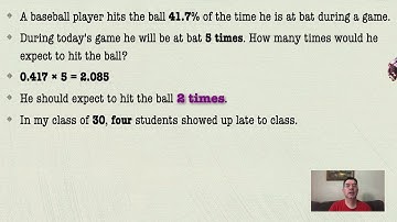 Making Predictions Using Probability
