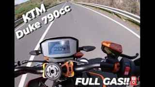 KTM Duke 790cc "Full Gas"