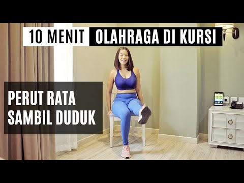 Membakar Lemak Perut | Olahraga di Kursi | Senam di kantor