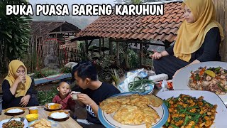 SUASANA BUKA PUASA DIDESA DEKAT KUBURAN, DENGAN MENU SEDERHANA | Katumiri Kidul
