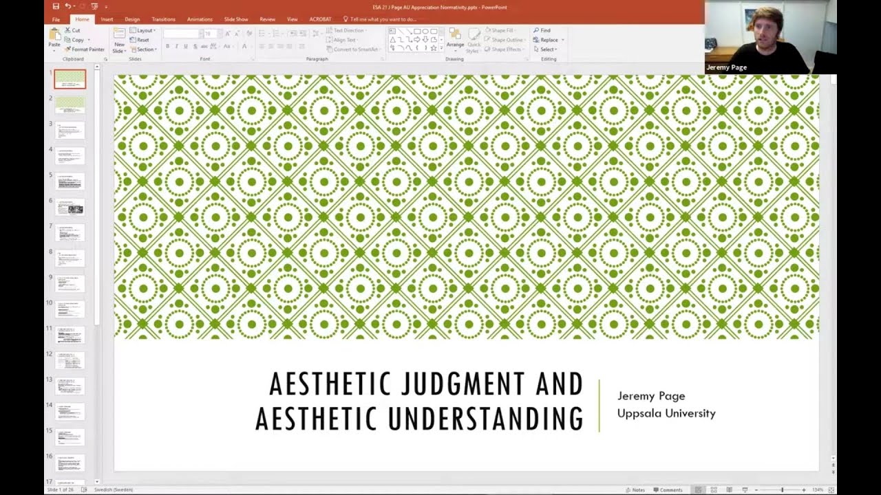 Jeremy Page (Fabian Dorsch ESA Essay Prize Winner in 2020)