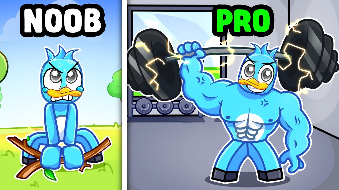 Я прошел путь от нуба до бога в Roblox Workout Simulator