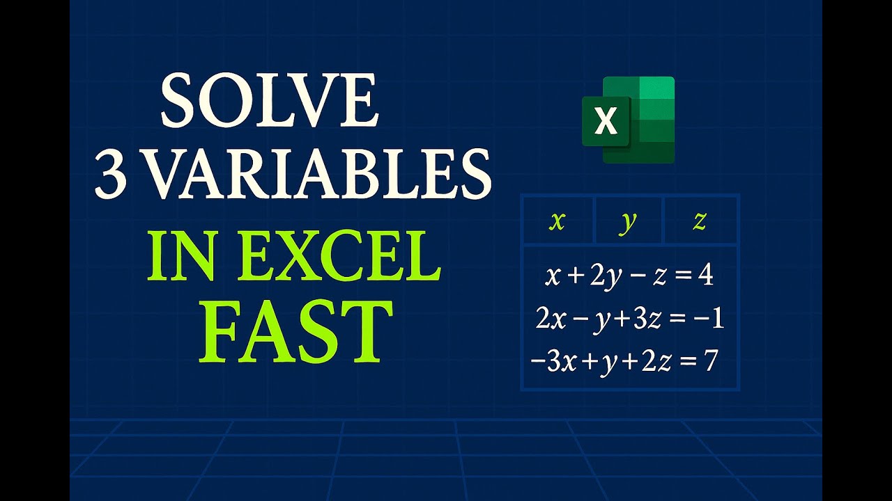 Solving Simultaneous Linear Equations - YouTube