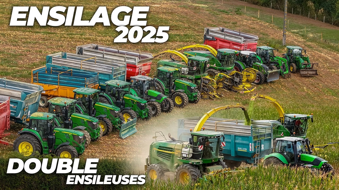 ENSILAGE DE MAÏS avec la CUMA DE LA VAIGE dans la MAYENNE ! 🌽