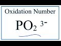 Oxidation Numbers and Hypophosphite Ion