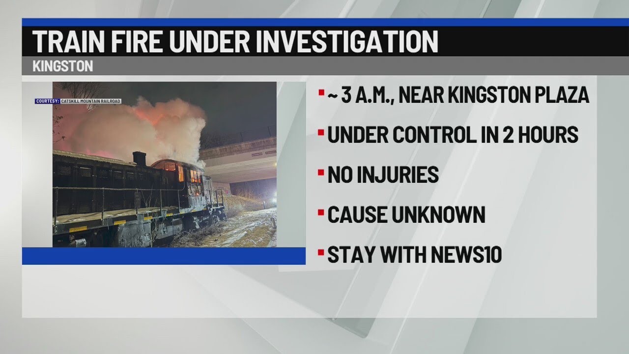 Kingston train fire under investigation