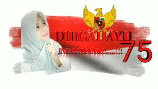 tutorial cara membuat story whatsapp HUT RI ke 75|17agustus1945/kinemaster