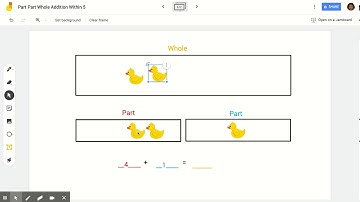 Part Part Whole Addition Within 5 - Google Jamboard
