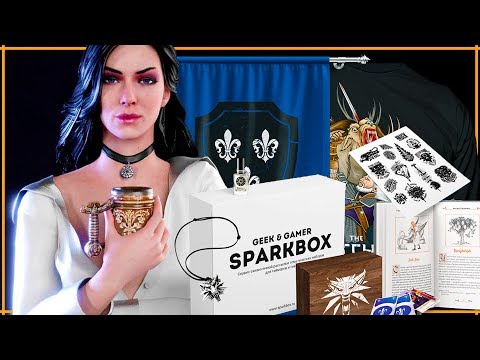 Целая куча ништяков по Ведьмаку от Sparkbox | Лутбокс по The Witcher