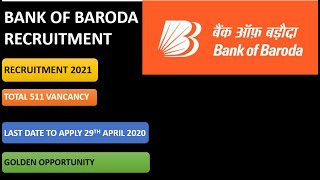 Bank of baroda is recruiting for various posts (a total 8 posts) and a
511 vacancies. this golden opportunity experienced candidatesapp...