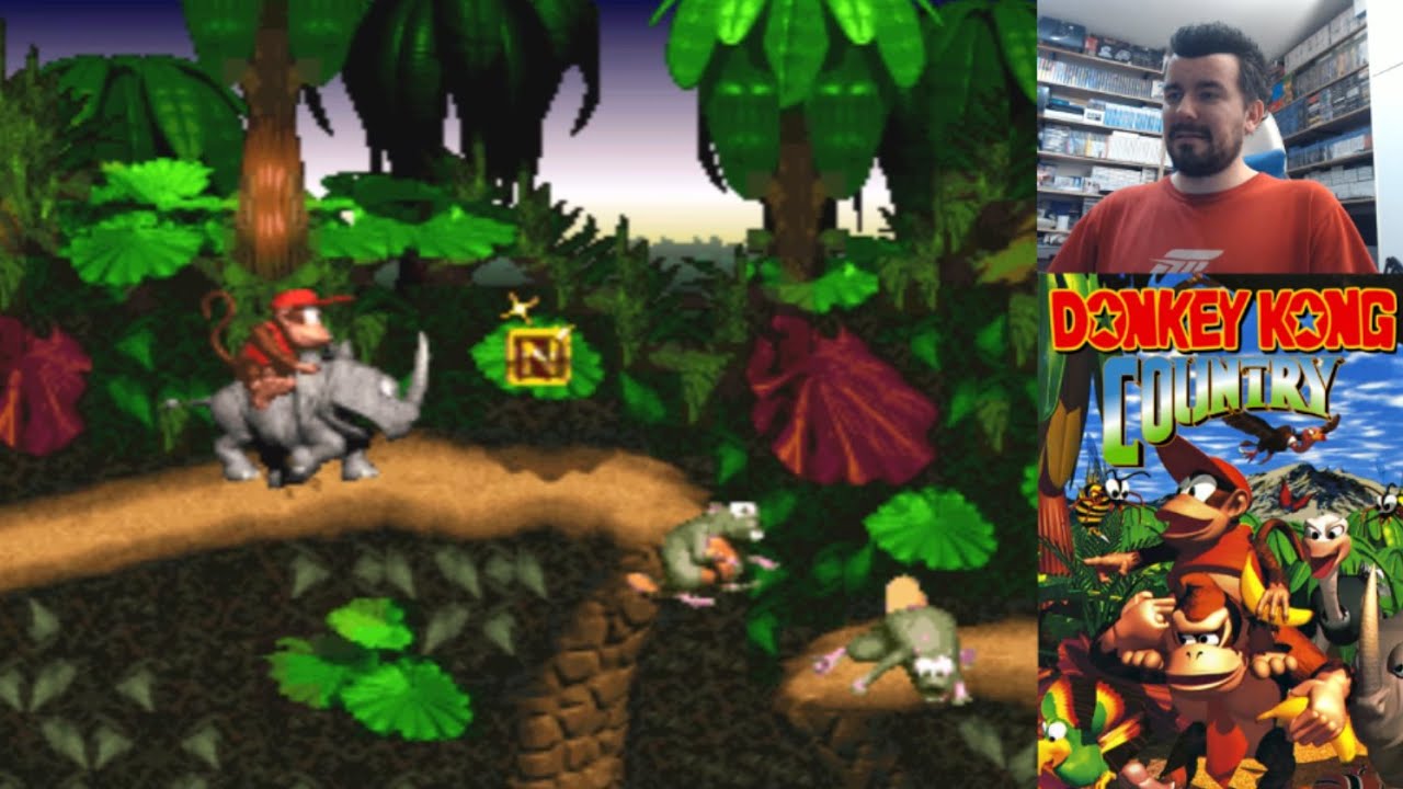DONKEY KONG COUNTRY (Super Nintendo) - Gameplay en Español SNES