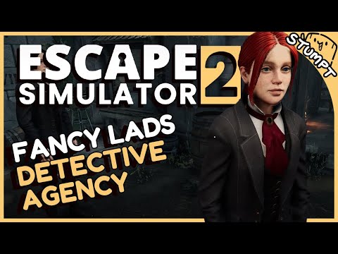 ESCAPE SIM 2 IS HERE AND WE ARE ALL FANCY LADS! - Escape Simulator 2 demo - 4-player gameplay