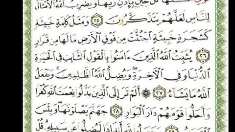 014   سورة إبراهيم   شيرزاد عبد الرحمن طاهر