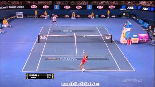 Nadal vs Tomic - R3 Australian Open 2011 - YouTube