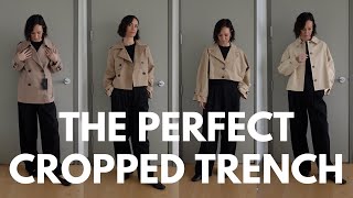 The search for the perfect cropped trench coat: Massimo Dutti, COS and more...