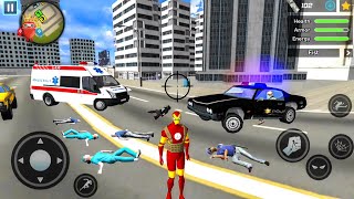 Iron Man Rope Hero Ninja Gangster Crime Vegas City #2 - Android Gameplay screenshot 3