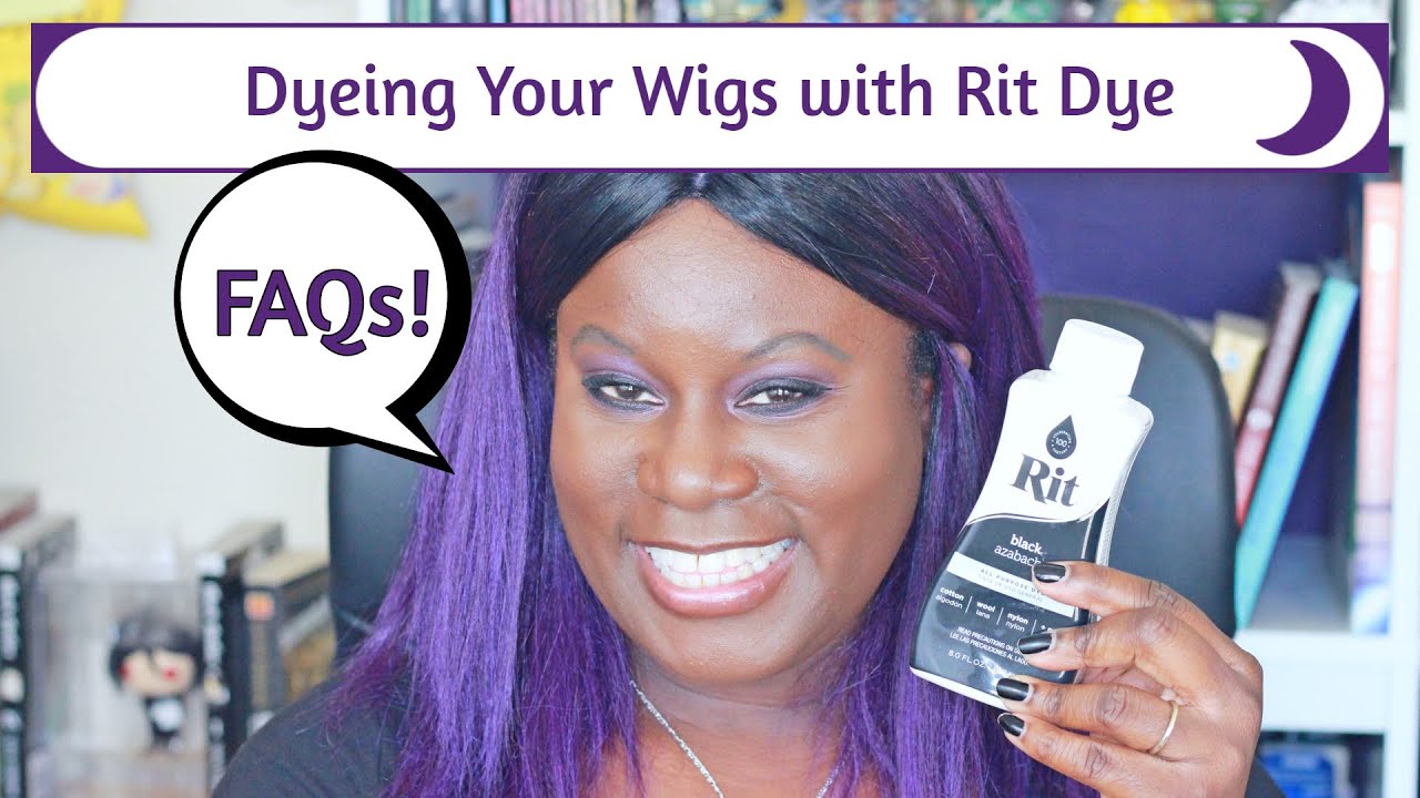 How To Dye A Synthetic Wig Using RIT Dye, Dyeing a Cosplay Wig