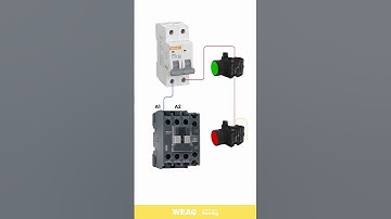 MCB to Contactor Wiring: Motor Control with Indicator Light Tutorial.#MCB #Contactor #MotorControl #