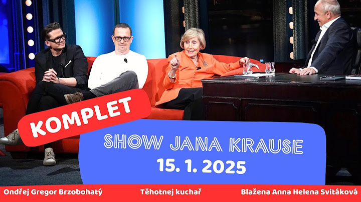 Celý díl - Show Jana Krause 15. 1. 2025