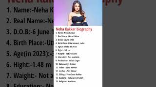 Indian Singer Neha Kakkar Biography