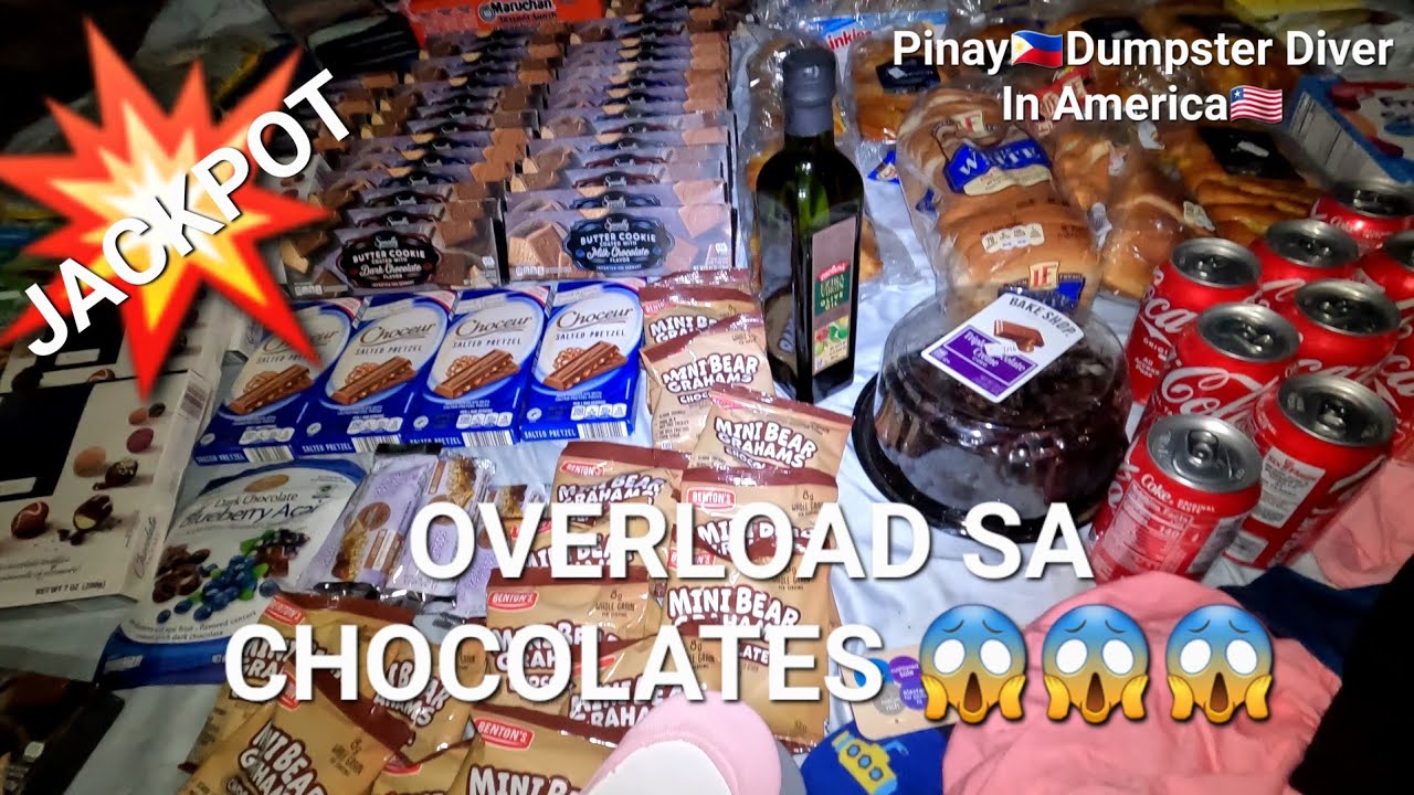 Dumpster Diving: PART1 💥BOOM💥 ‼️JACKPOT‼️😱😱😱 ‼️CHOCOLATES OVERLOAD‼️ 😱😱🤑🤑 MARAMING PERA SA BASURA🤑🤑🤑