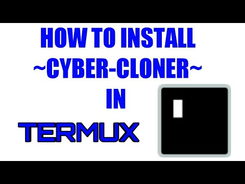 HOW TO INSTALL CYBER-CLONER IN TERMUX