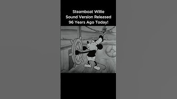 The Sound Version Of Steamboat Willie Released 96 Years Ago Today! #steamboatwillie