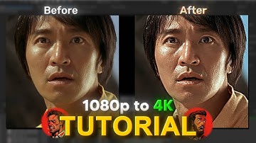 How to upscale 1080p to 4k | After effects and Topaz AI Tutorial