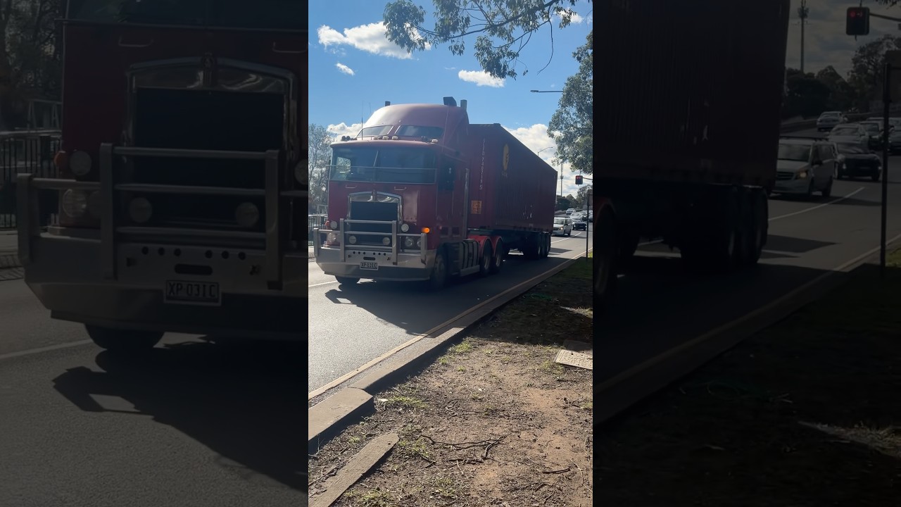 Kenworth K108 Truck with Container at Villawood NSW Australia #kenworth #trucks #australia