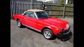 Athlete Statistics FIAT 124 SPIDER 1981 FOR SALE!