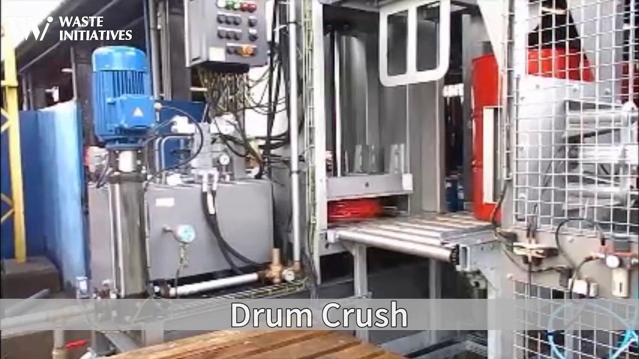 WastePac AUTO Wash & Crush System YouTube