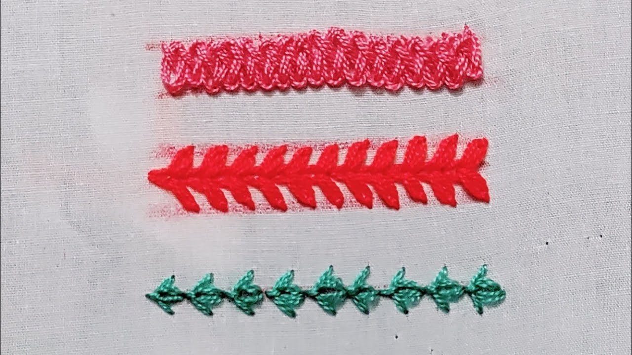Basic Embroidery Stitches for Beginners - YouTube