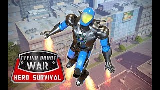 Flying Robot War Hero Survival - Best Free Games 2017 Android Gameplay screenshot 1
