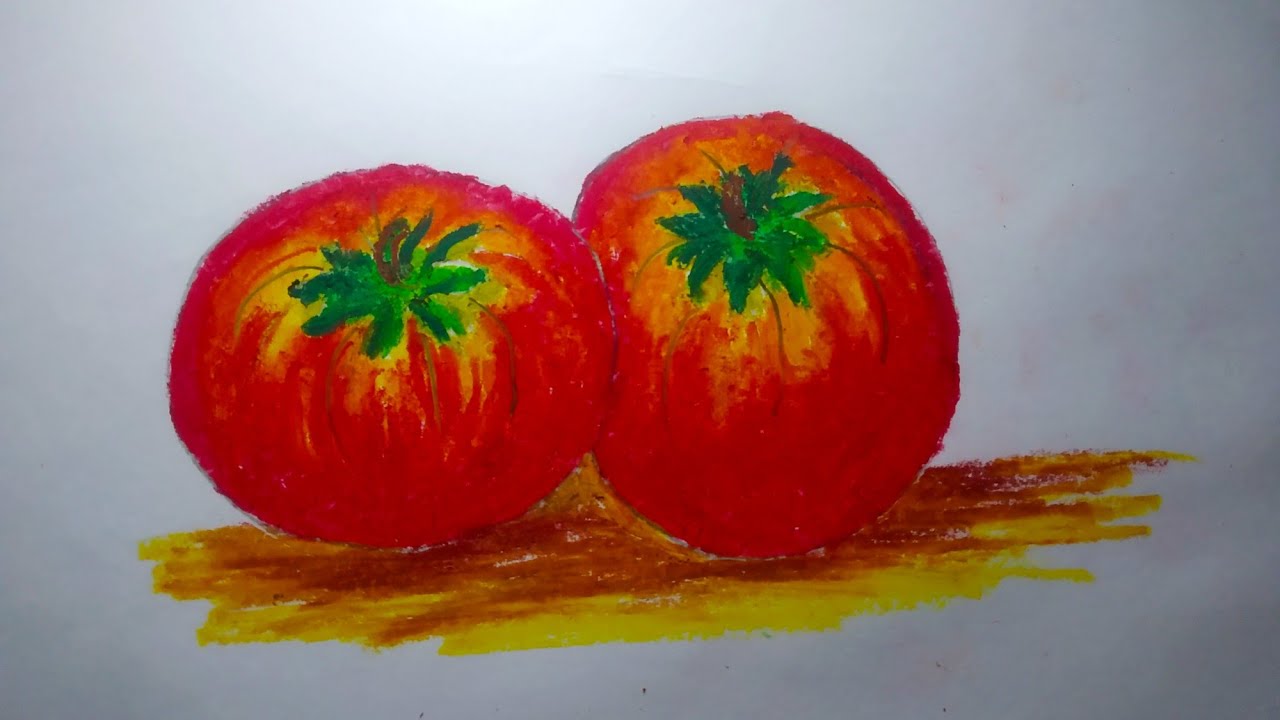 How to draw tomatoes step by step Art gallery YouTube