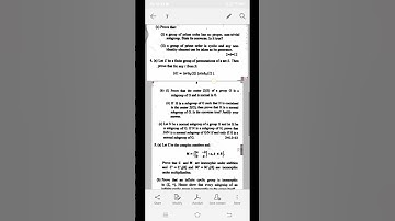 B.Sc (Hons) 3rd semester // Mathematics //Group Theory - । //previous year question paper