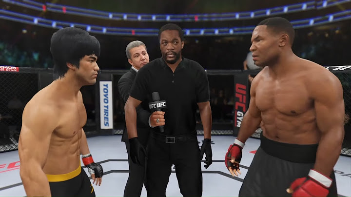 UFC 4 | Bruce Lee vs. Mike Tyson (Iron Mike) (EA sports UFC 4)