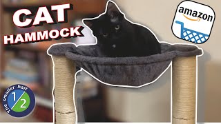 Amazon Cat Hammock with scratching posts by The smaller half 248 views 1 year ago 2 minutes, 16 seconds