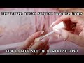 How to Apply Nail Tips with Nail Glue to 3.0 Red Iguana Silicone Practice Hands