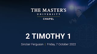 2 Timothy 1 - Sinclair Ferguson