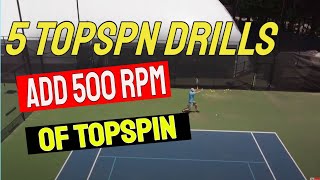 Celebrity Forehand Topspin Lesson: 5 Drills to Instantly Add Massive Topspin to your Forehand! Wealth