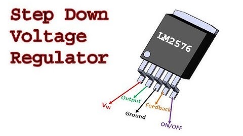 How to make Step down voltage regulator using LM2576