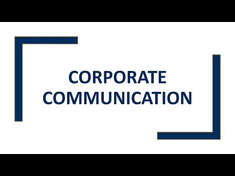 Corporate Communication