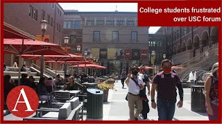 College students frustrated over USC Forum | ATVN Wednesday November 3, 2021